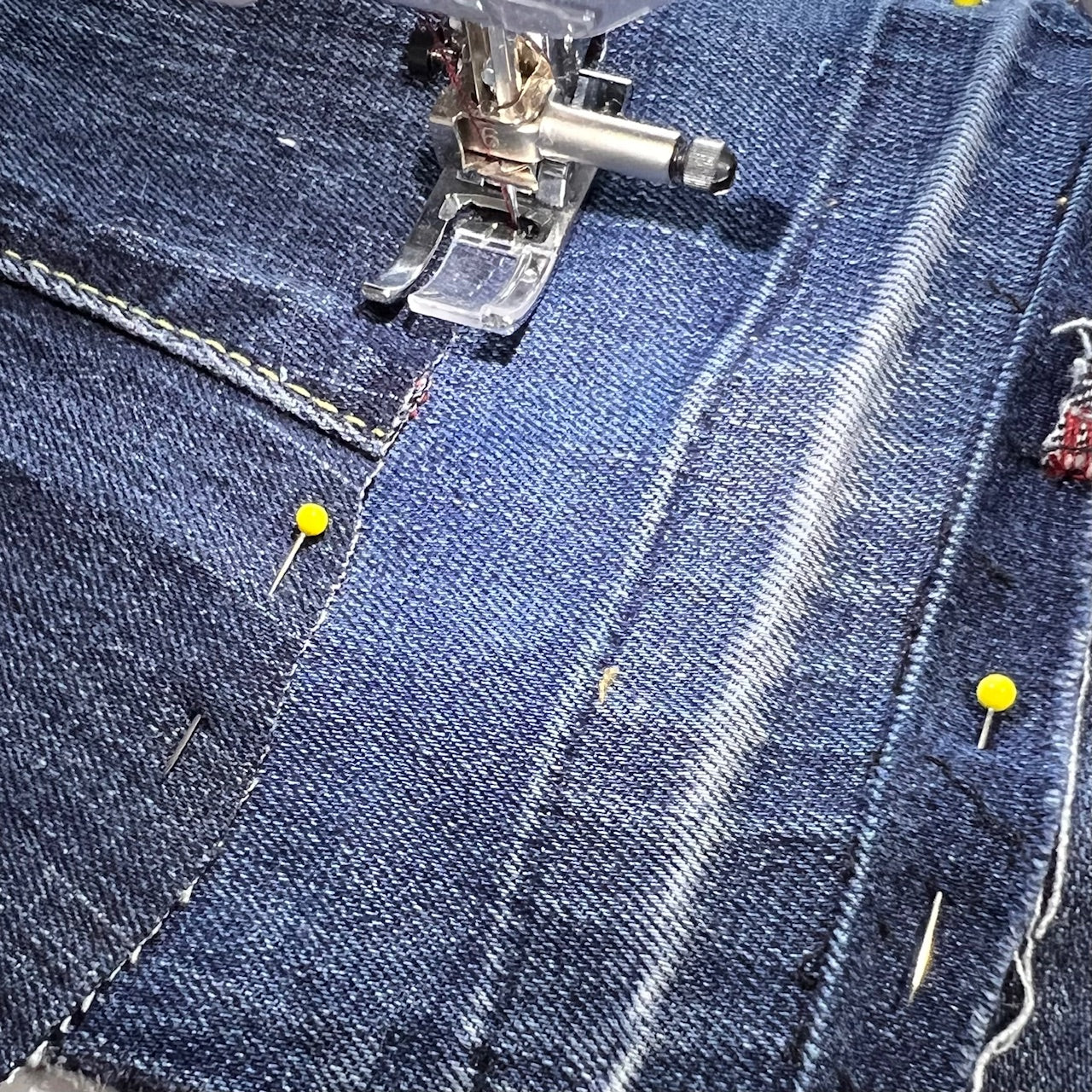 Cœurs porte-clés et décoration en Jeans Recyclés