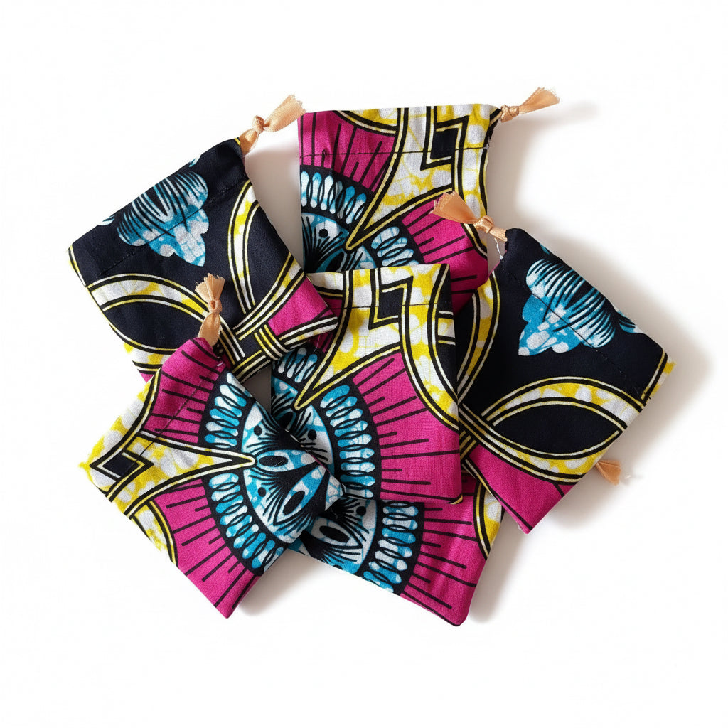 Lot de Petits sacs en tissu pour petits objets bijoux, dragées mariage, fête