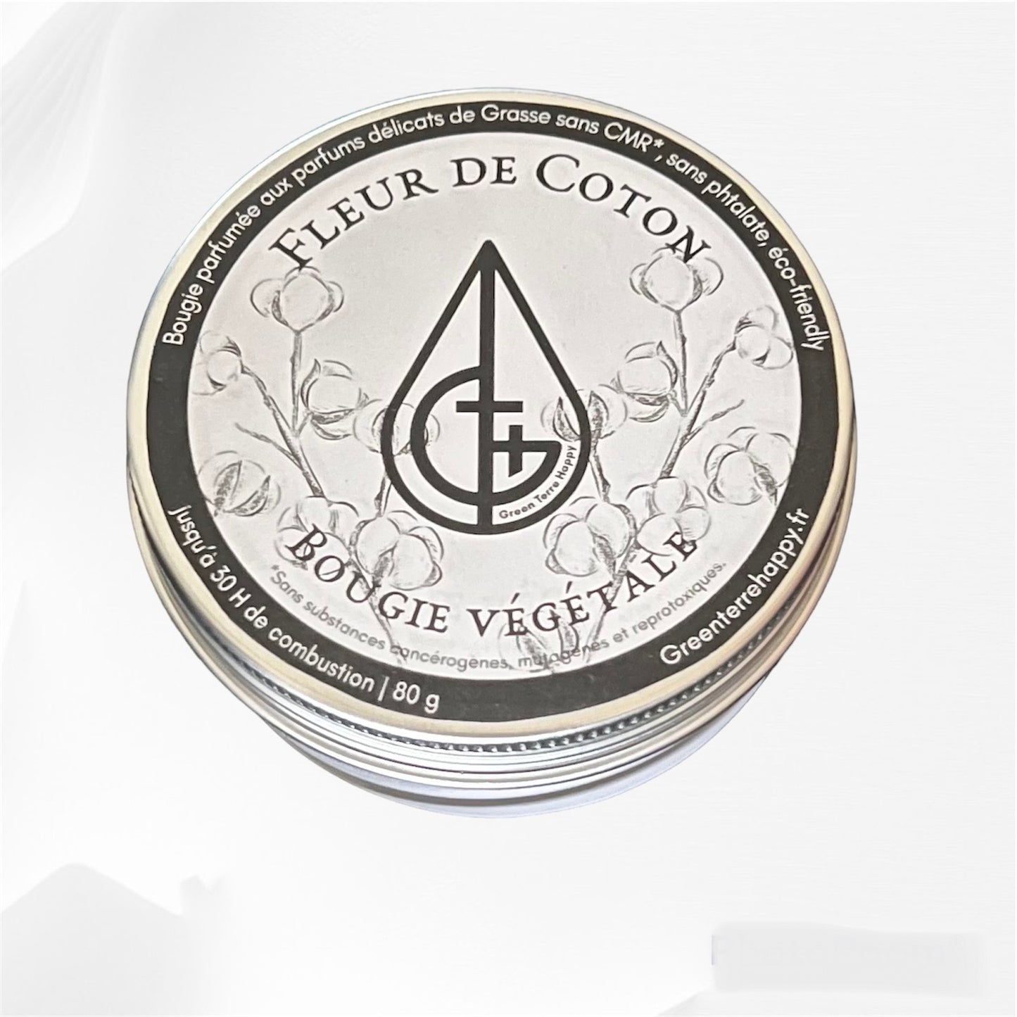bougie parfumee linge propre fleur de coton