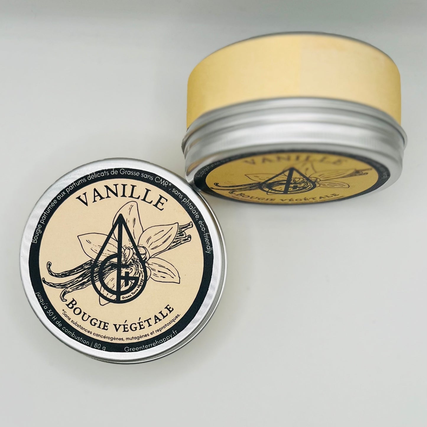 bougie artisanale parfum vanille naturelle