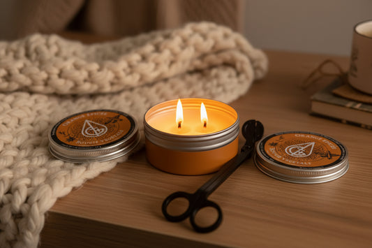 Bougies, parfumée, artisanale, bougies française, orange, pain d’épices