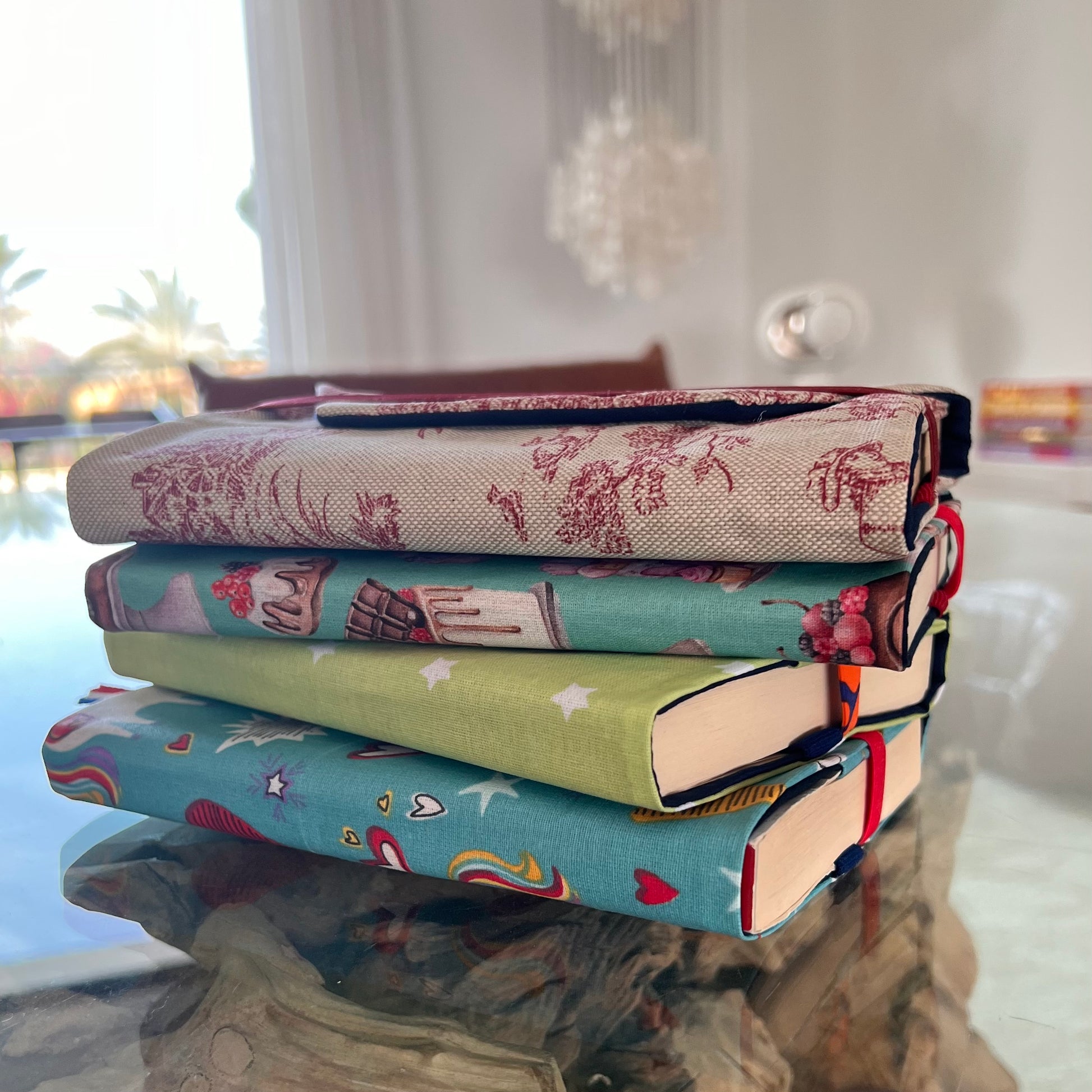 Protège livre pour livre de poche, marque page protège recouvre libre, création artisanale en France