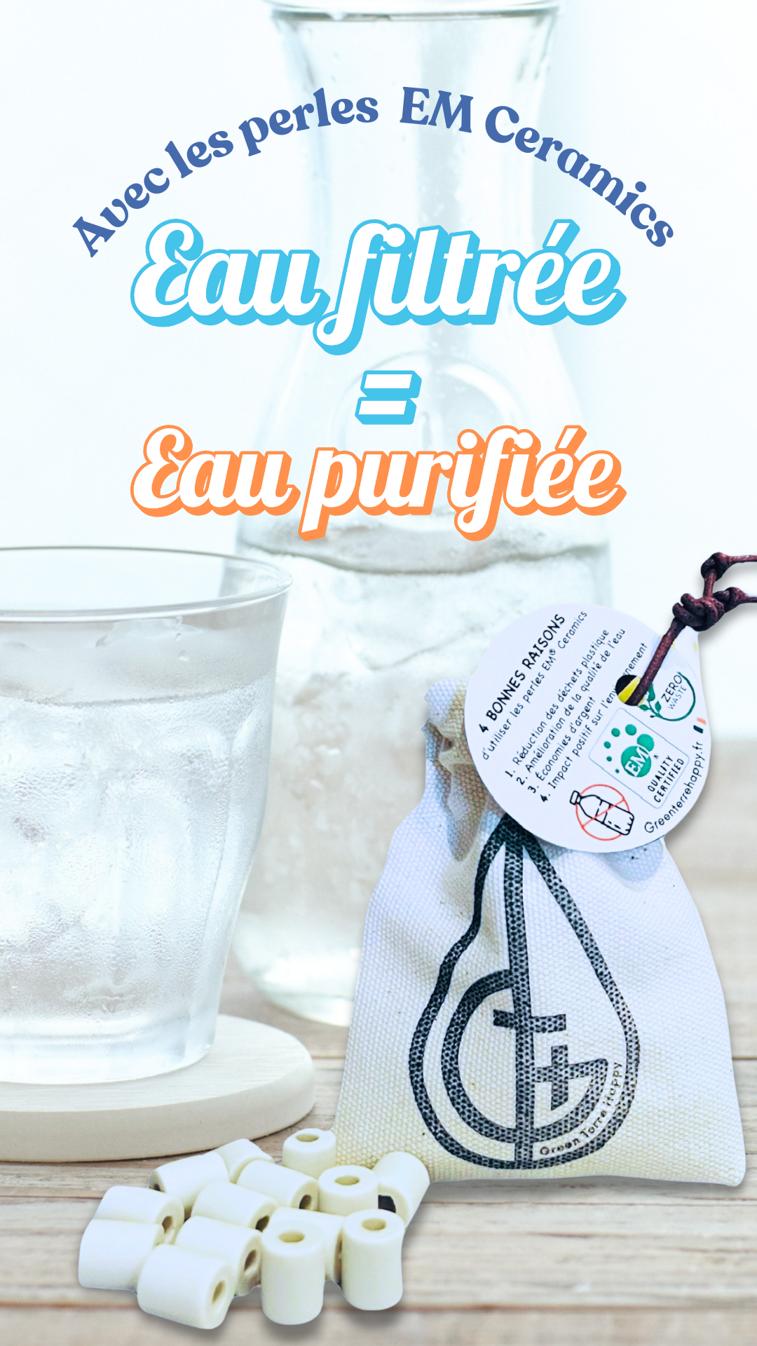 boire l'eau du robinet filtre naturel écologique économique sans calcaire réduit les nitrates et nitrites 