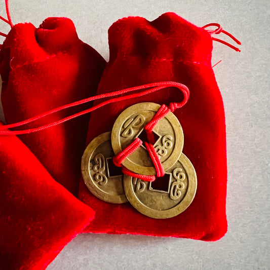 Traditioneller chinesischer Feng Shui-Glücksbringer, Symbol für Reichtum und Wohlstand.