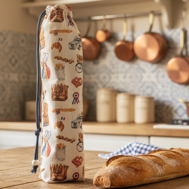 Sac à pain viennoiseries sandwich conserve plus longtemps le pain Paris France